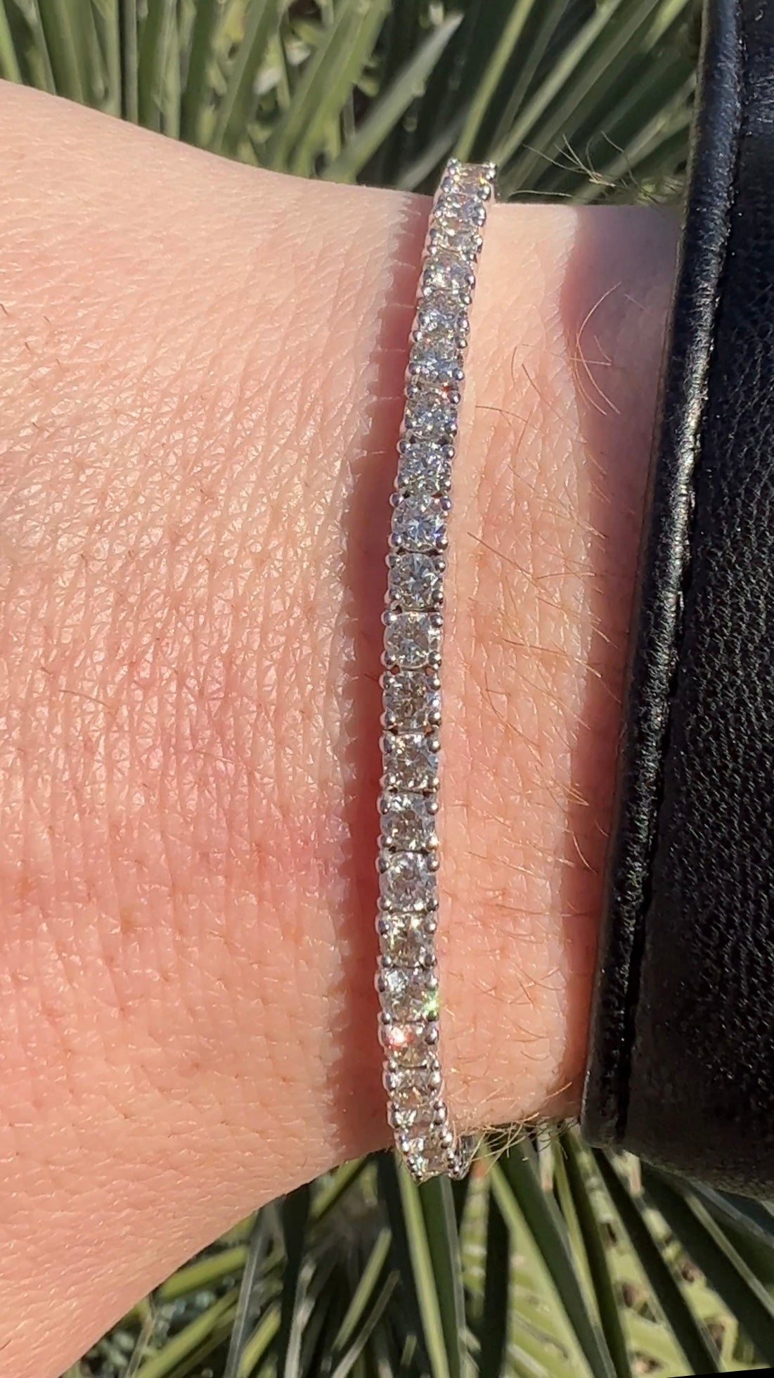 10K White Gold Diamonds Tennis Bracelet – LEBE Jewellers
